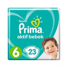 Prima Aktif Bebek 6 Beden Bebek Bezi
