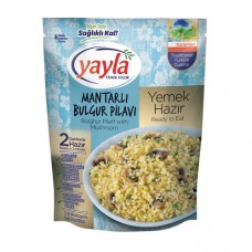 Yayla Mantarli Bulgur Pilavı
